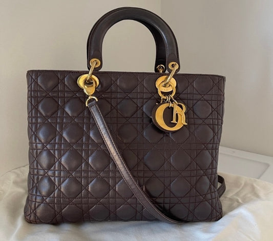 CHRISTIAN DIOR CANNAGE BAG *Large