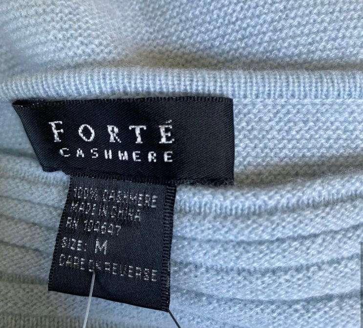 FORTE CASHMERE Pale Blue Sweater *Size M