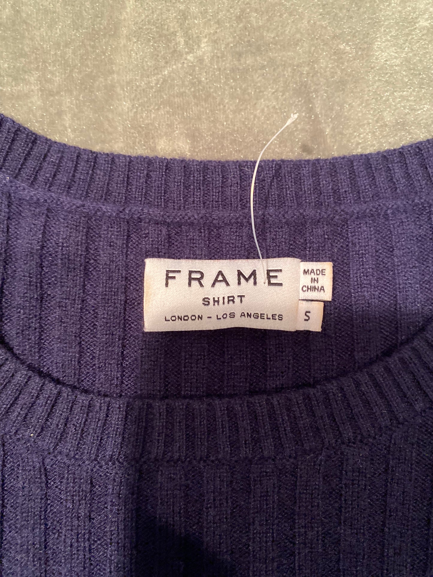 FRAME DENIM Ribbed Cutout Sweater *Size Sm