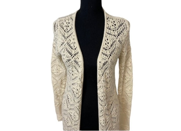 FRESHMAN Knit Cream Maxi Cardigan *Size S