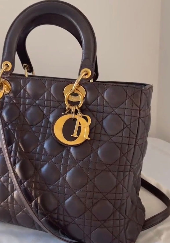 CHRISTIAN DIOR CANNAGE BAG *Large