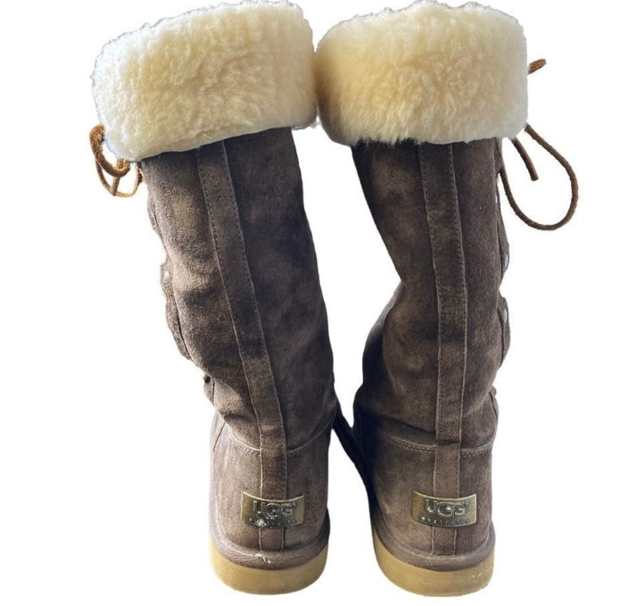 UGG Upside High Sherpa Boots *Size 8