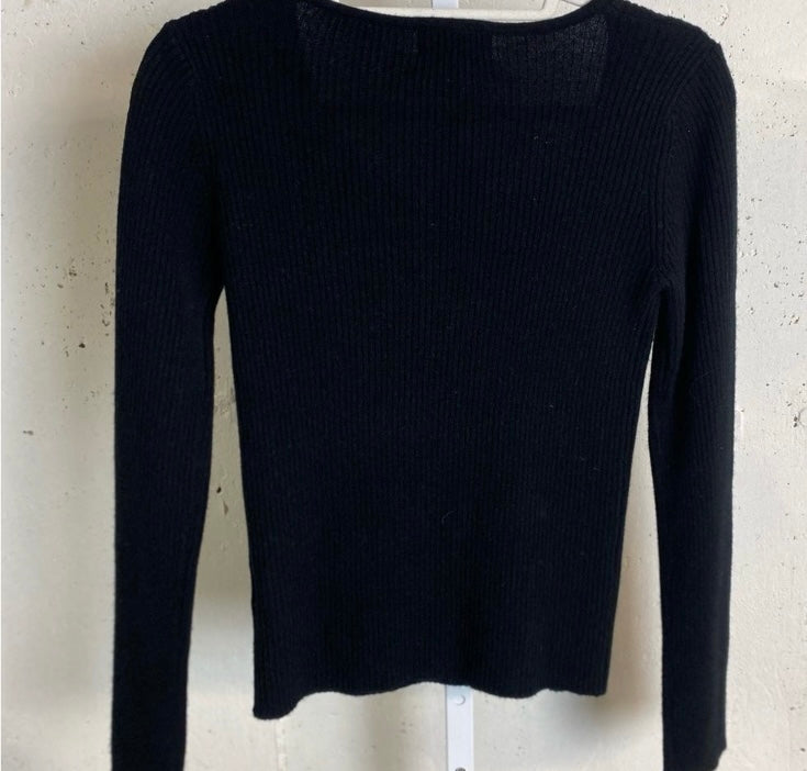 SAKS FIFTH AVE LEA & VIOLA Cashmere Blend Sweater *Size L