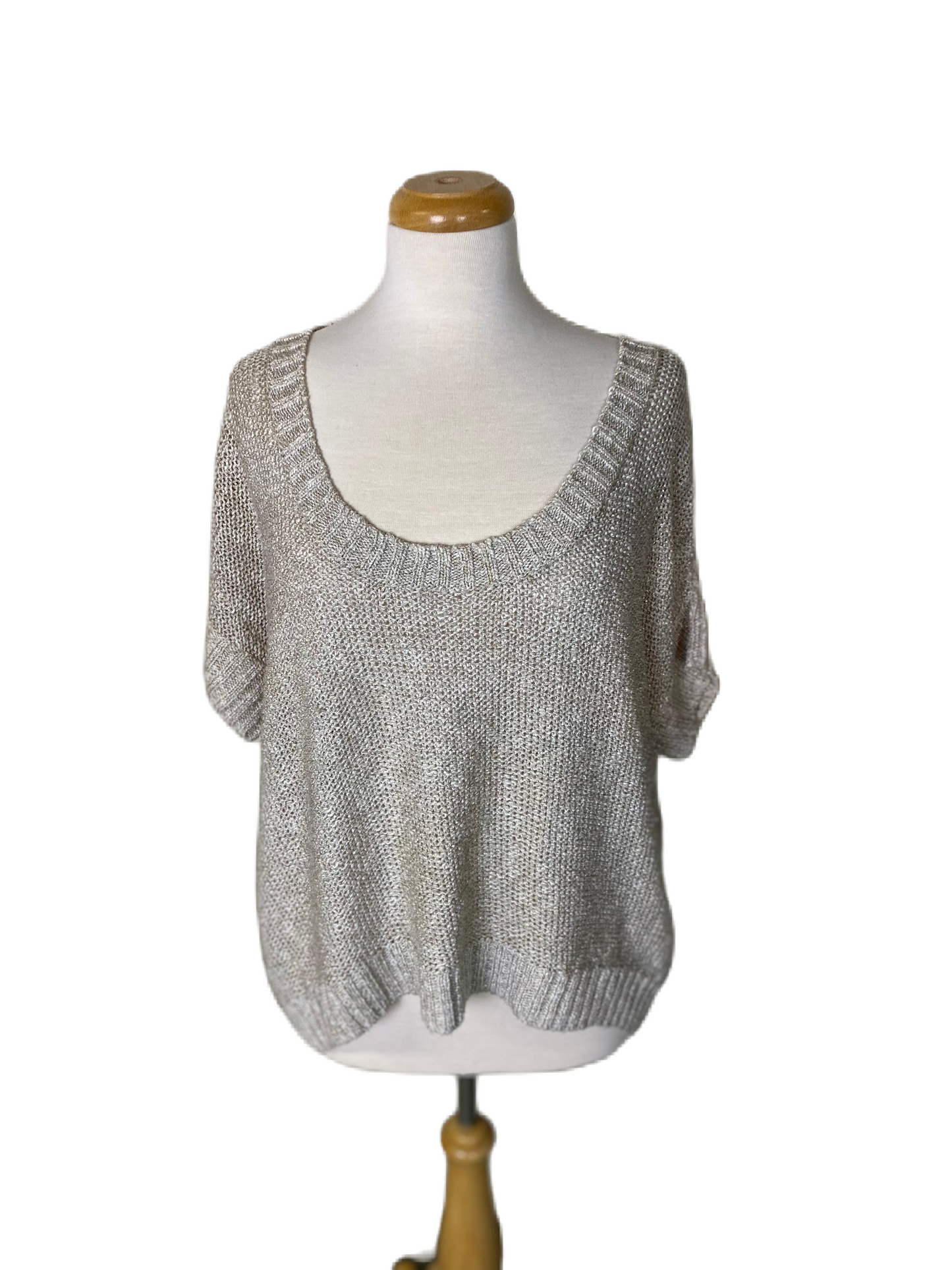 ALICE + OLIVIA Loose Fit Knit Linen Sweater *Size L