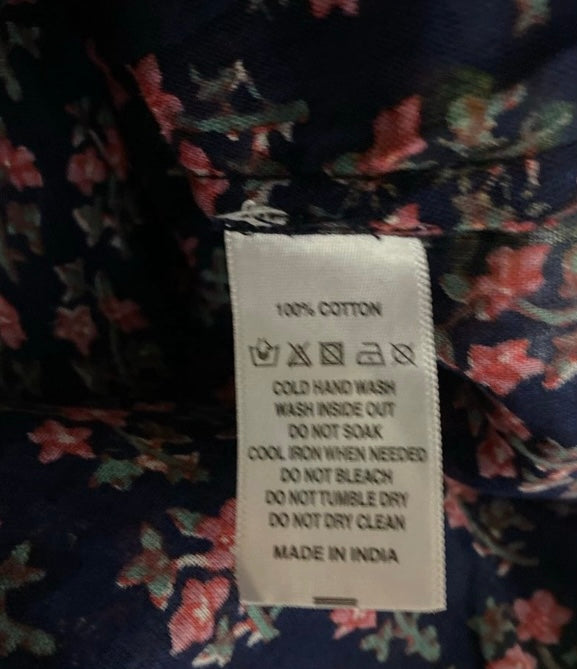 MABE The Flori Navy Blouse *Size M