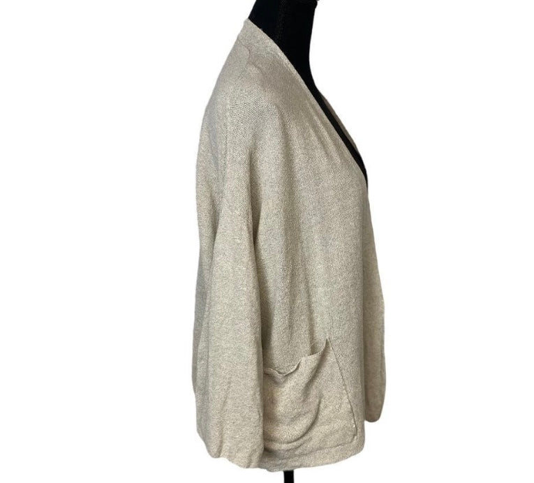 EILEEN FISHER Linen Cardigan * Sale L