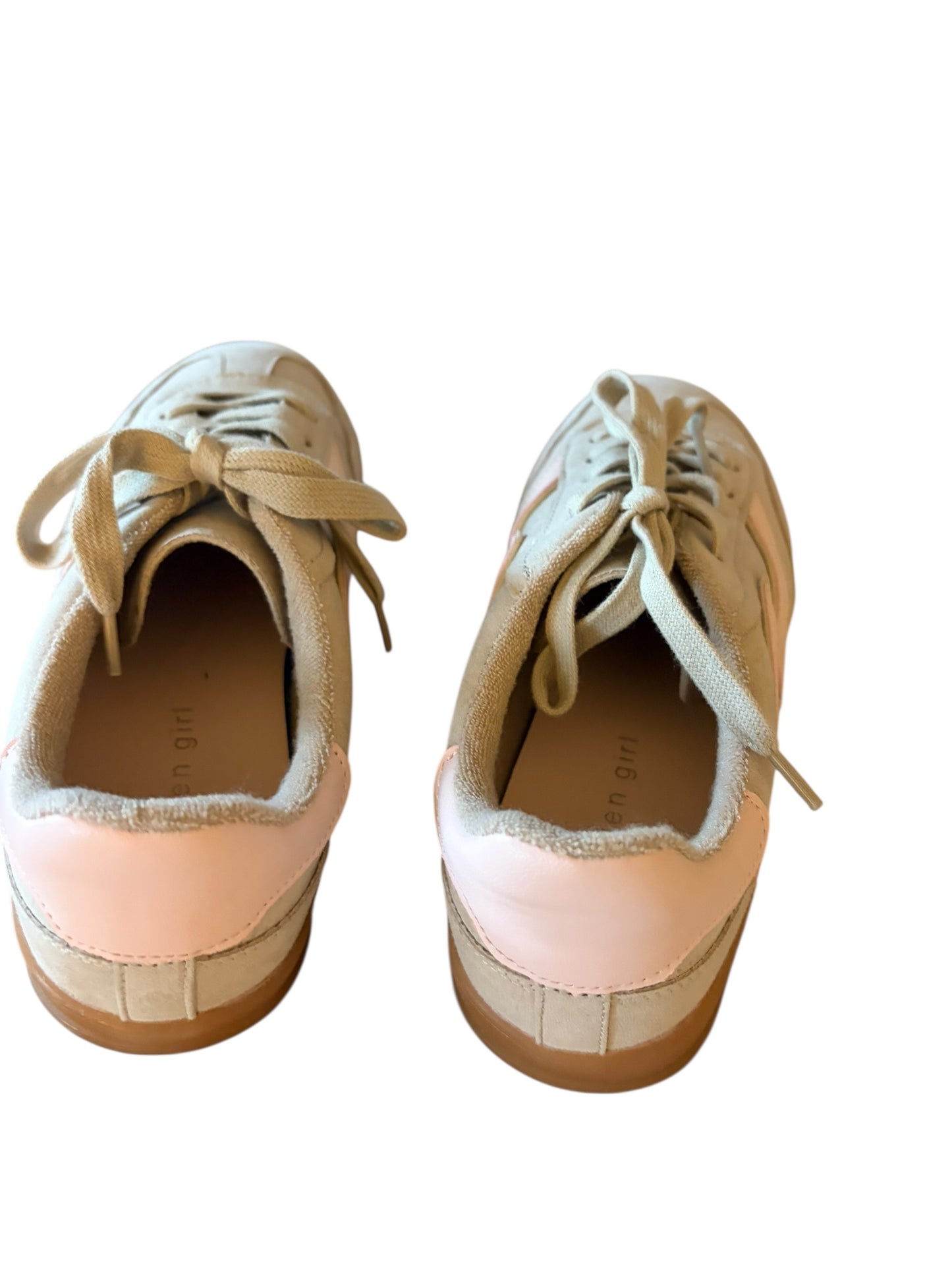 MADDEN GIRL Suede Cream Sneakers