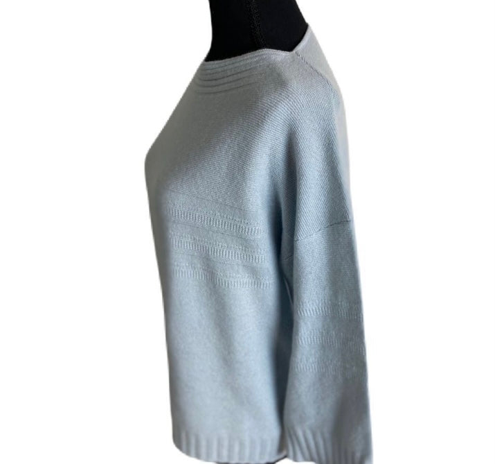 FORTE CASHMERE Pale Blue Sweater *Size M