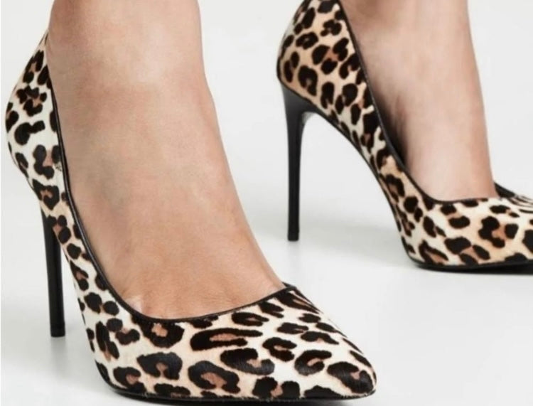 ALICE + OLIVIA Leopard Print Heels *Size 7