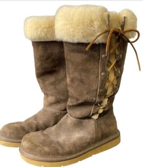 UGG Upside High Sherpa Boots *Size 8