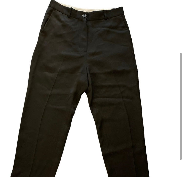 ACNE STUDIOS Pintuck Crop Pants *Size EU 40