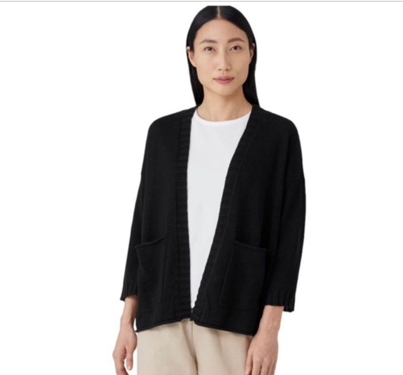 EILEEN FISHER Linen Cardigan * Sale L