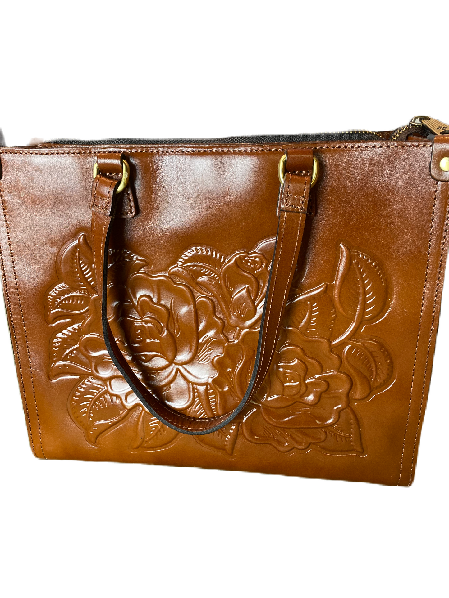 PATRICIA NASH Genovese Embossed Top Handled Crossbody Bag