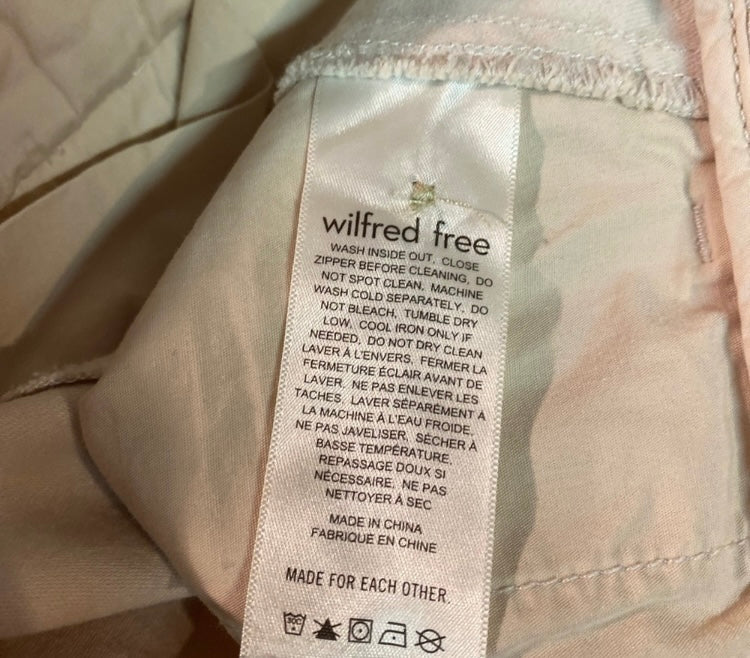 ARITZIA WILFRED FREE The Wide Leg Khaki Jean *Size 10