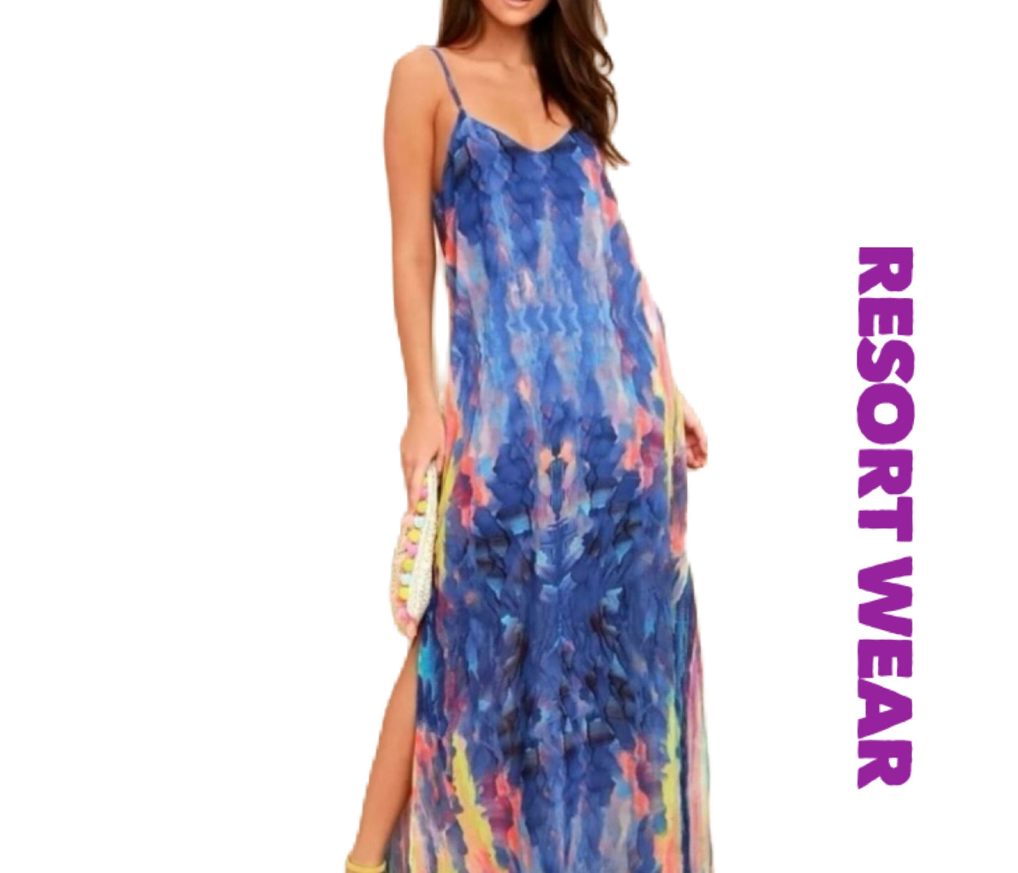 LULU'S Watercolor Maxi Dress *Size XL