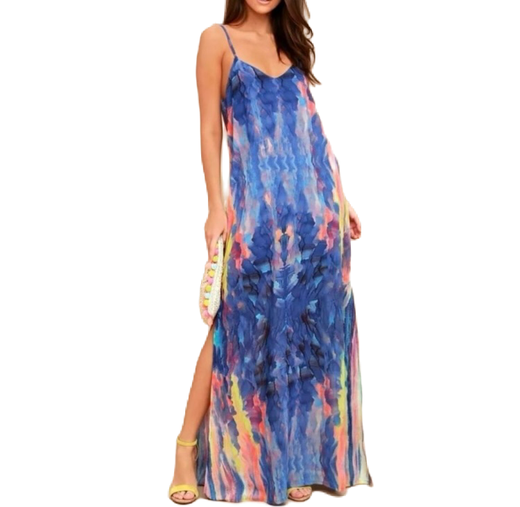 LULU'S Watercolor Maxi Dress *Size XL