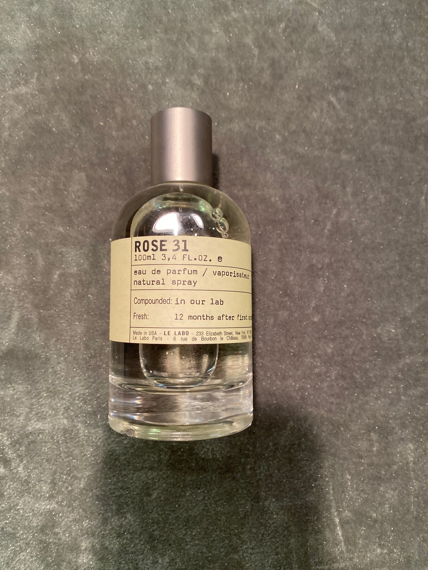 LE  LABO ROSE 31 Perfume  100ml