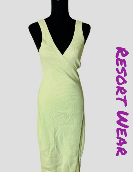 JONATHAN SIMKHAI Rib Knit Midi Dress *Size M