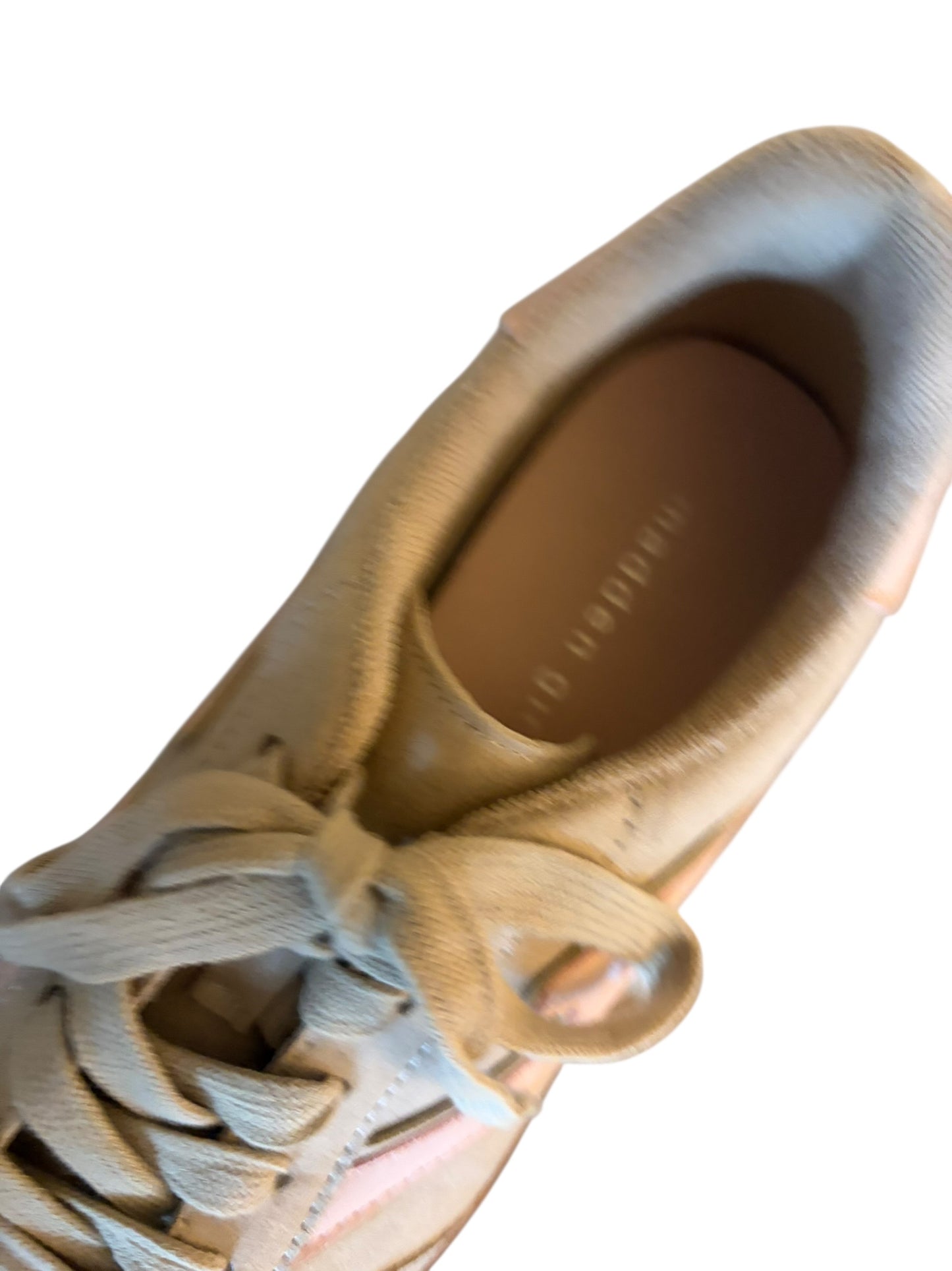 MADDEN GIRL Suede Cream Sneakers