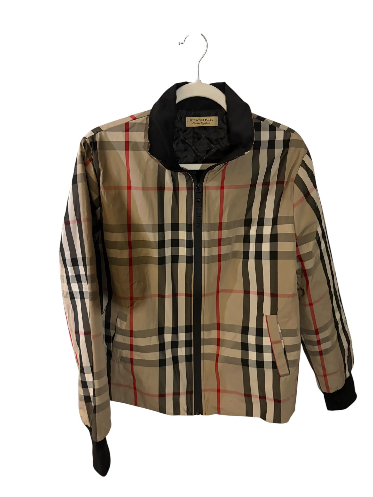 1. PLAID Bomber Jacket
