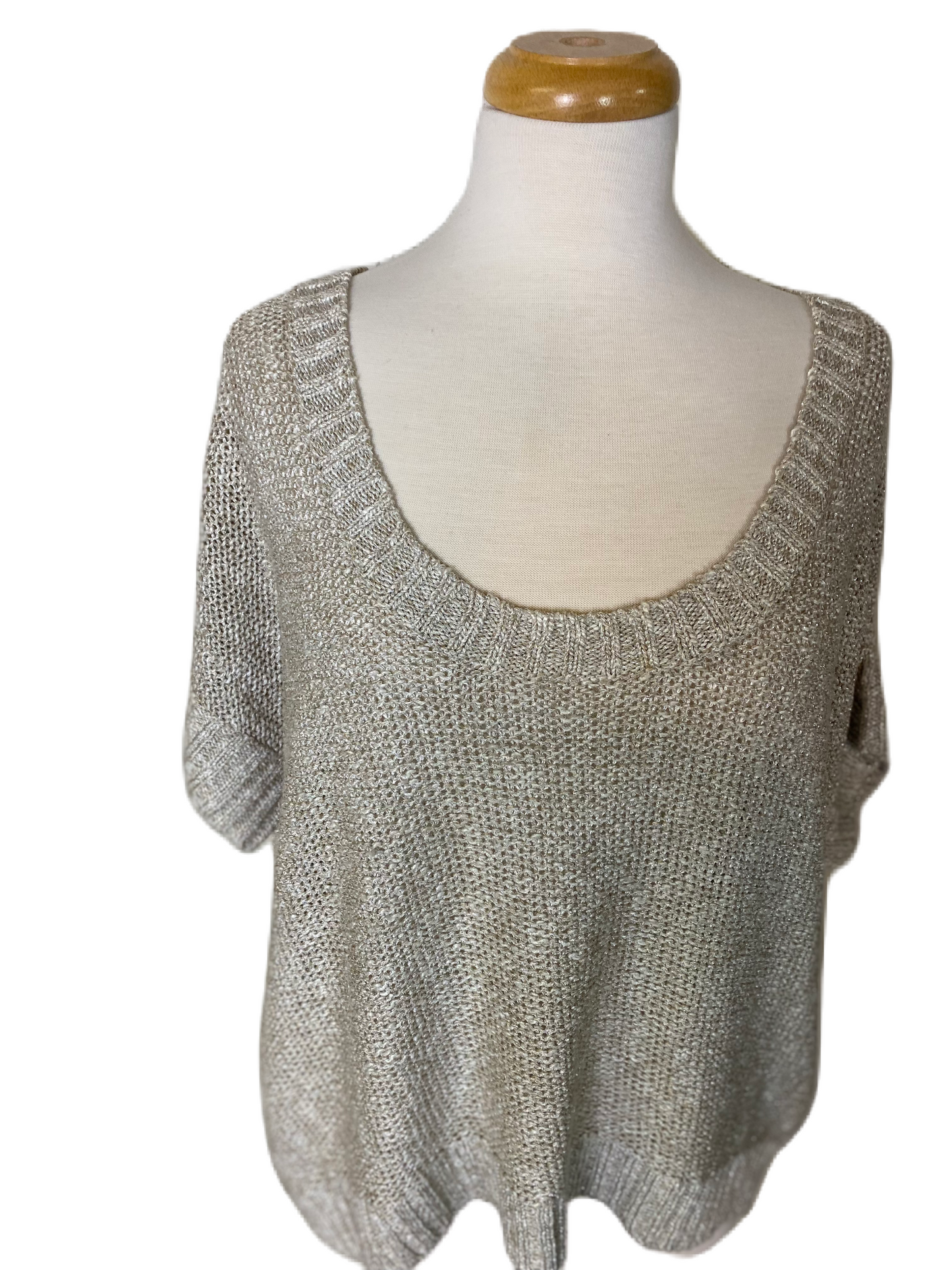 ALICE + OLIVIA Loose Fit Knit Linen Sweater *Size L