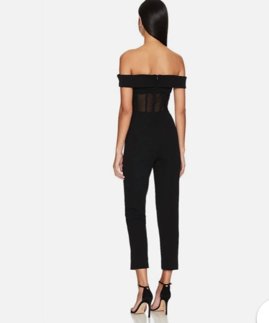 MISHA Off The Shoulder Bodice Jumpsuit *Size M