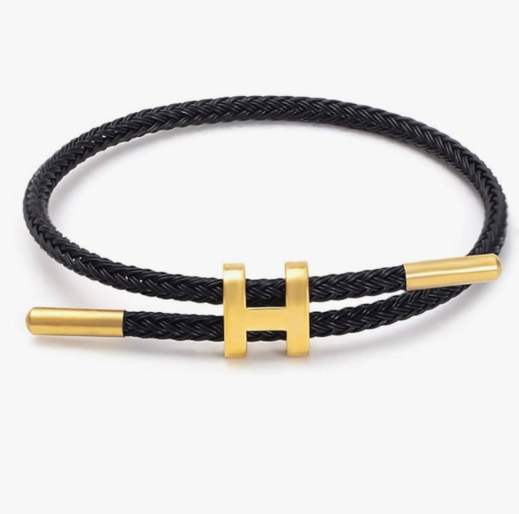 BOUTIQUE H Rope Bracelet in Black