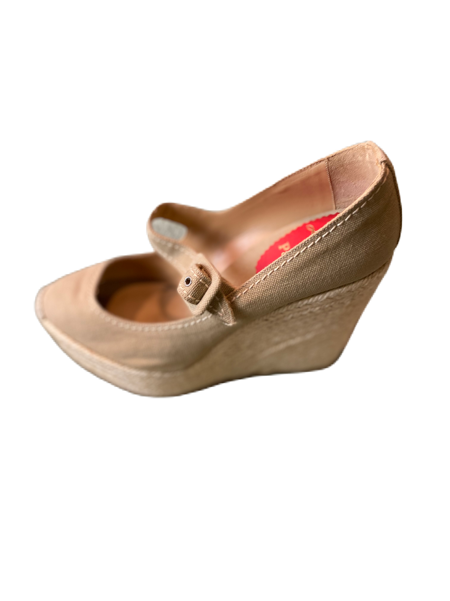 CHRISTIAN LOUBOUTIN Mallorca Wedge Espadrille *Size 38/7.5