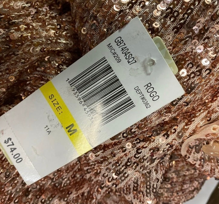 GB GIANNI BINI Sequin Cocktail Mini Dress *Size M