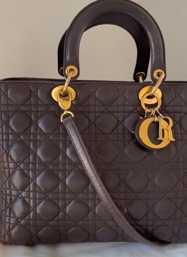 CHRISTIAN DIOR CANNAGE BAG *Large