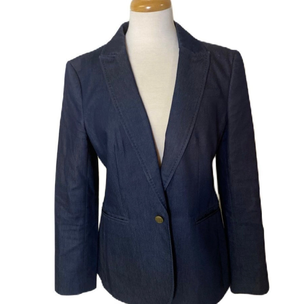 BANANA REPUBLIC The Denim Look Blazer Size 12