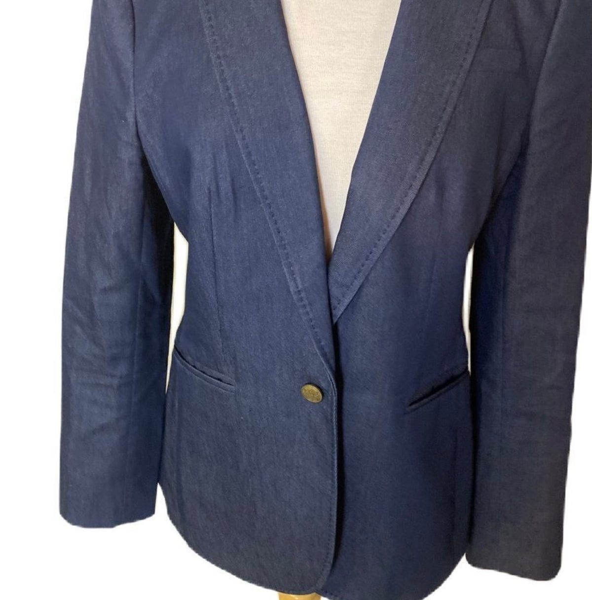 BANANA REPUBLIC The Denim Look Blazer Size 12